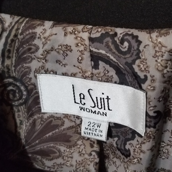 Dark Brown Le Suit Blazer & Pants - Picture 3 of 3